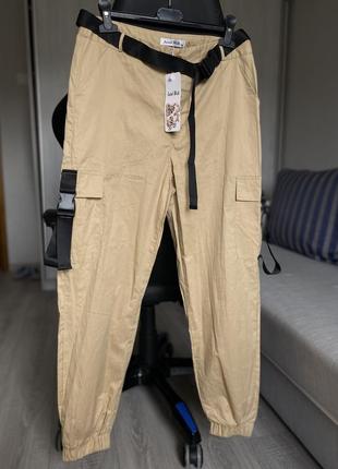 Карго штаны с карманами saint wish