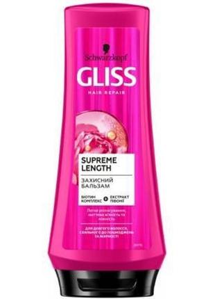 Кондиціонер для волосся gliss supreme length для довгого волос...