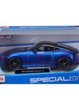 Машина maisto nissan z 2023 1:24 синій (32904 blue)