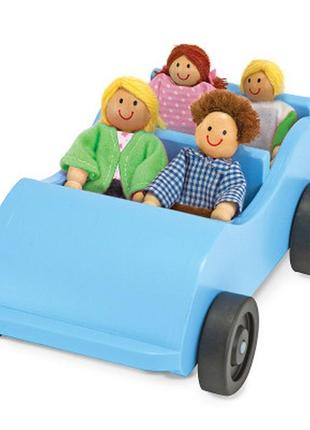 Розвивальна іграшка melissa&doug; дорожня машинка з ляльками (...