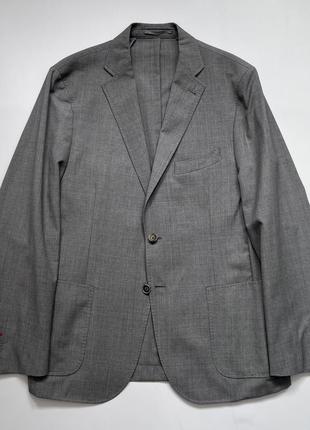 Viapiana 1952 x tollegno 1900 merino тоненький шерстяной летний пиджак итальялия