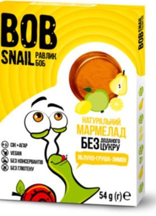 Мармелад bob snail яблуко-груша-лимон 54 г (1740469)