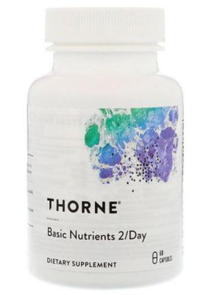 Витамин thorne research базовые питательные вещества, basic nu...