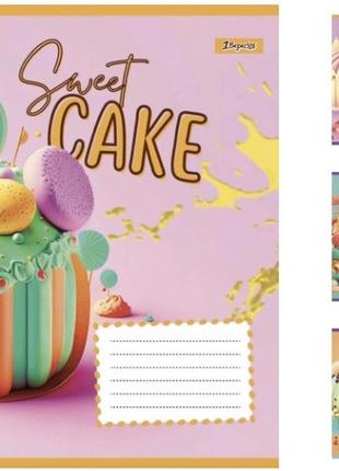 Зошити а5/18 лінія 1в sweet cake, зошит учнів. 25 шт. в уп. 766342 766342  ish