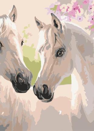 Картина за номерами "пара коней" 11664-nn 30х401 фото