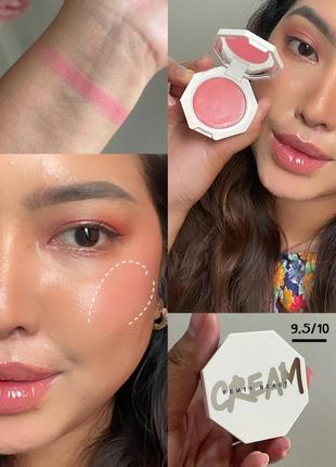 Кремовые румяна fenty beauty by rihanna cheeks out freestyle cream blush 🌸5 фото