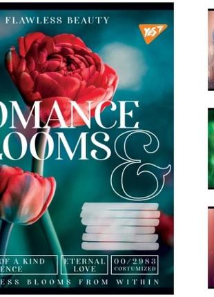 Зошити а5/24 клітинка yes romance blooms, зошит учнів. 20 шт. в уп. 766375 766375  ish