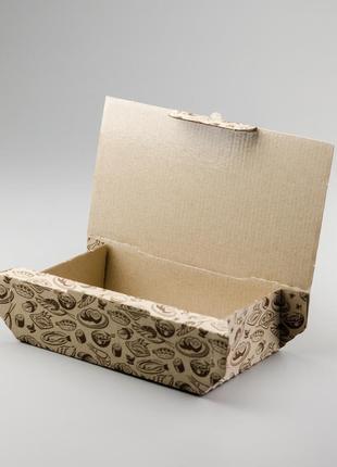 Коробка для суші паперова, 205х115х50 мм. 100 шт./уп