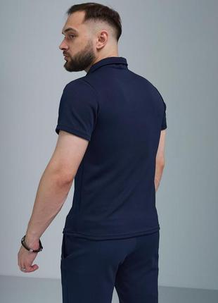 Качественная мужская футболка поло reebok с воротником, на пуговицах4 фото