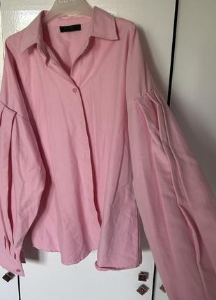 Сорочка бавовняна з воланам