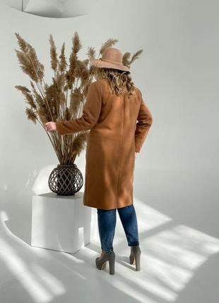 Жіноче пальто з кашеміру на підкладці skl92-3578223 фото