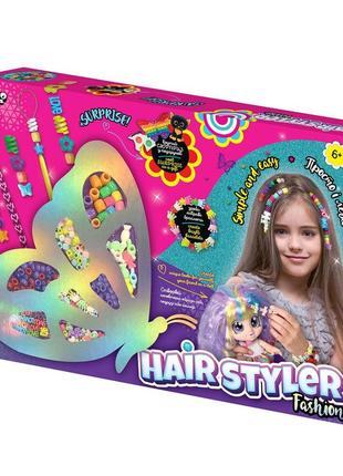 Креативна творчість "hair styler. fashion" метелик   danko toys hs-01-03  ish