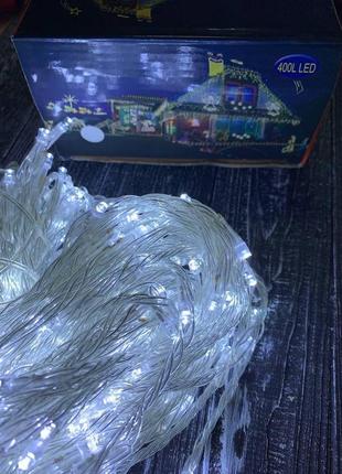 Гірлянда новорічна christmas light 400 led 30 м skl11-353673