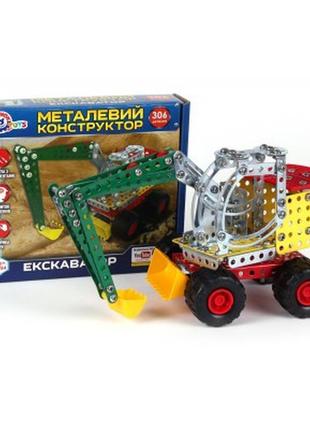 Конструктор металевий екскаватор технок skl88-352490