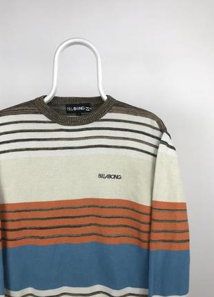 Винтажный котоновый свитер billabong y2k vintage stussy carhartt ymc norse skate quiksilver2 фото