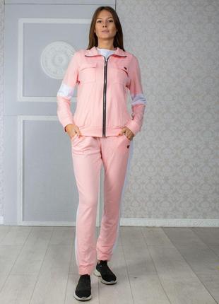 Спортивний костюм жіночий рожевий skl92-2895025 фото