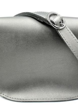 Жіноча сумка на пояс бананка weatro колір срібло skl85-2955576 фото