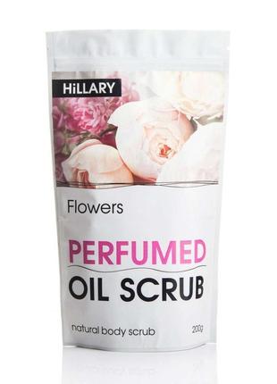 Скраб для тіла парфумований hillary perfumed oil scrub flowers...