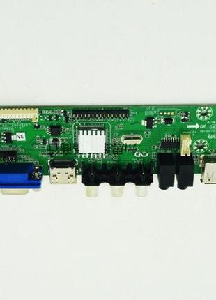 Универсальный контроллер скалер монитора с тюнером т2 dtv3663-as v2.1 разрешения перемычками