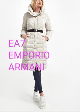 Зимняя удлинённая куртка из коллекции ea7 emporio armani р. xl ***1 фото