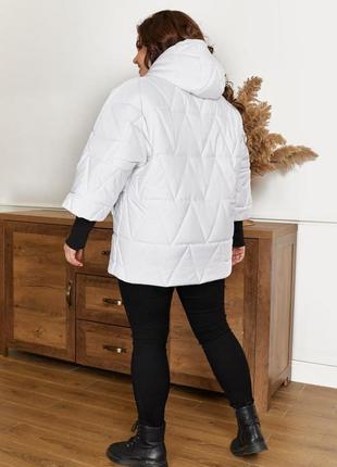 Жіноча демісезонна куртка з плащової тканини skl92-3536099 фото