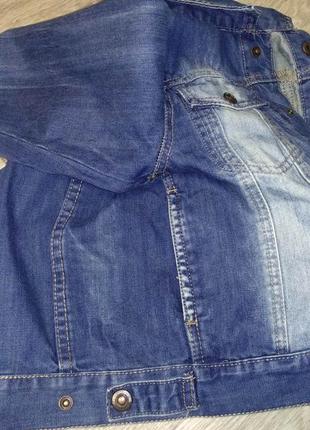 Куртка джинсова 110-116 см, 5-6 років5 фото