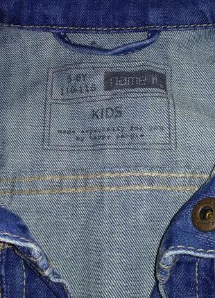 Куртка джинсова 110-116 см, 5-6 років6 фото