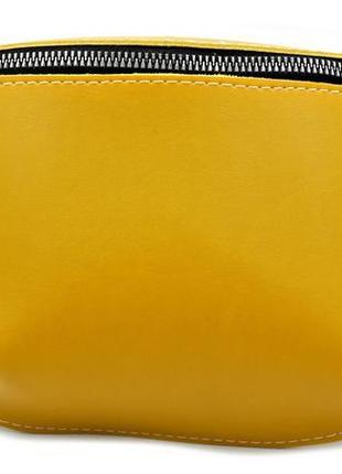 Жіноча сумка на пояс бананка weatro колір жовтий skl85-2955603 фото