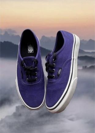 Кеды vans фиолетовые оригинальные1 фото