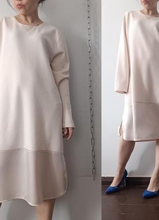 Платье пудрово- розовое из шерсти marc cain , #6, 180/100 cm5 фото