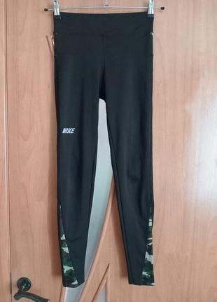 Спортивные лосины nike s,m