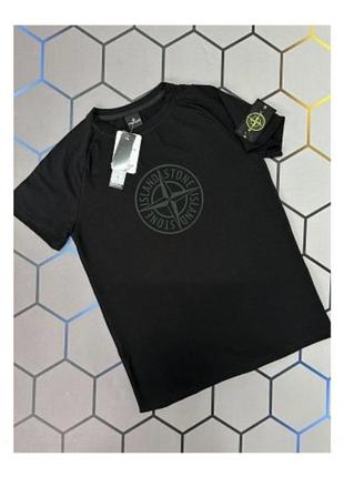 Футболка stone island черный (black)