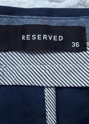Стильні звужені котонові штани, 50-52, бавовна, еластан, reserved5 фото