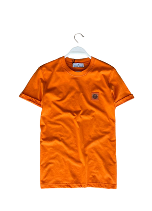 Stone island classic t-shirt orange.1 фото