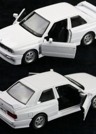 Bmw m3 (e30) металева машинка 1:36 масштабна модель іграшка