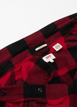 Levis jackson worker check shirt  (19573-0096) чоловіча сорочка7 фото