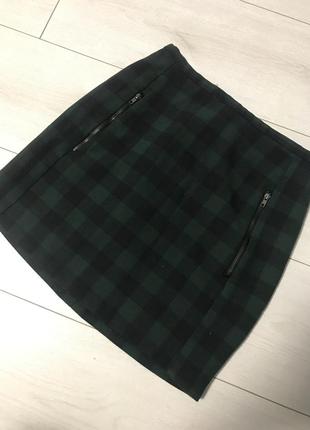 Крутая юбка в клетку new look