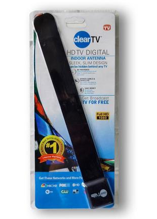 Цифровая тв антенна комнатная clear tv hdtv