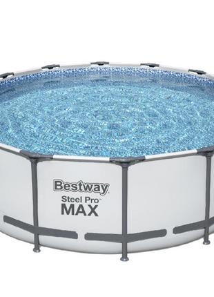 Басейн каркасний bestway steel pro max 5612z, 488 x 122 см