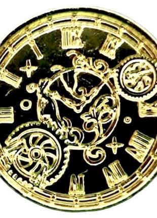 Штамп для сургуча. сургучная печать часы римские №1 диаметр 25 мм