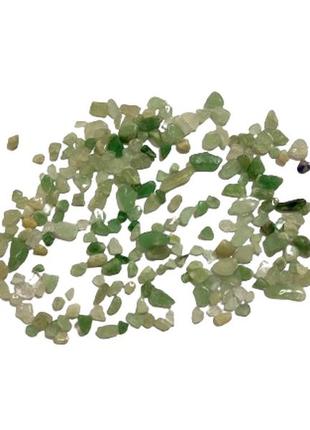 Камни декоративные 30 г авантюрин светло-зеленый для эпоксидной смолы