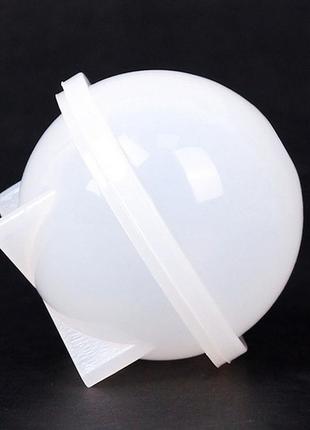 Форма молд шар составной из двух половин для эпоксидной смолы  80 мм