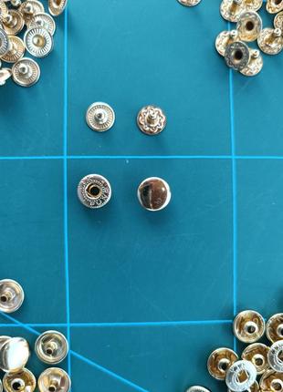 Кнопка 15 мм 831 альфа цвет серебро 10 шт