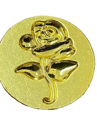 Штамп для сургучной печати. печать для сургуча роза любви 30 мм