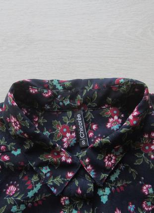 Легкая воздушная рубашка в цветочный принт от chicoree4 фото