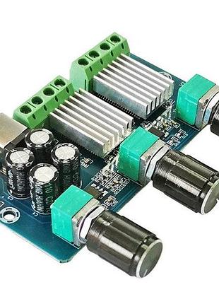 Аудио усилитель 2,1 2*15w30w