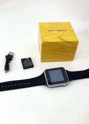 Смарт-годинник smart watch a1 розумний електронний зі слотом під sim-карту + карту пам'яті micro-sd2 фото