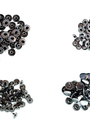 Кнопка 15 мм 831 альфа цвет черный 50 шт