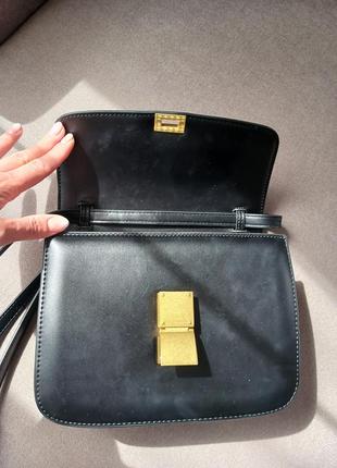 Черная сумочка в стиле celine3 фото