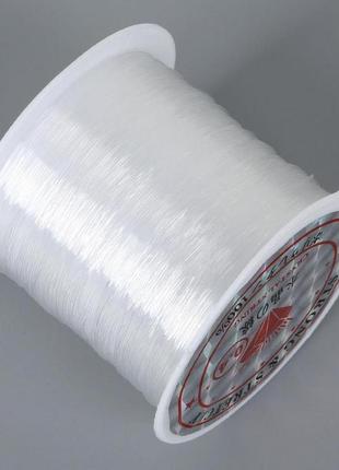 Леска прозрачная  0,5 мм 20м для рукоделия нить для бисера